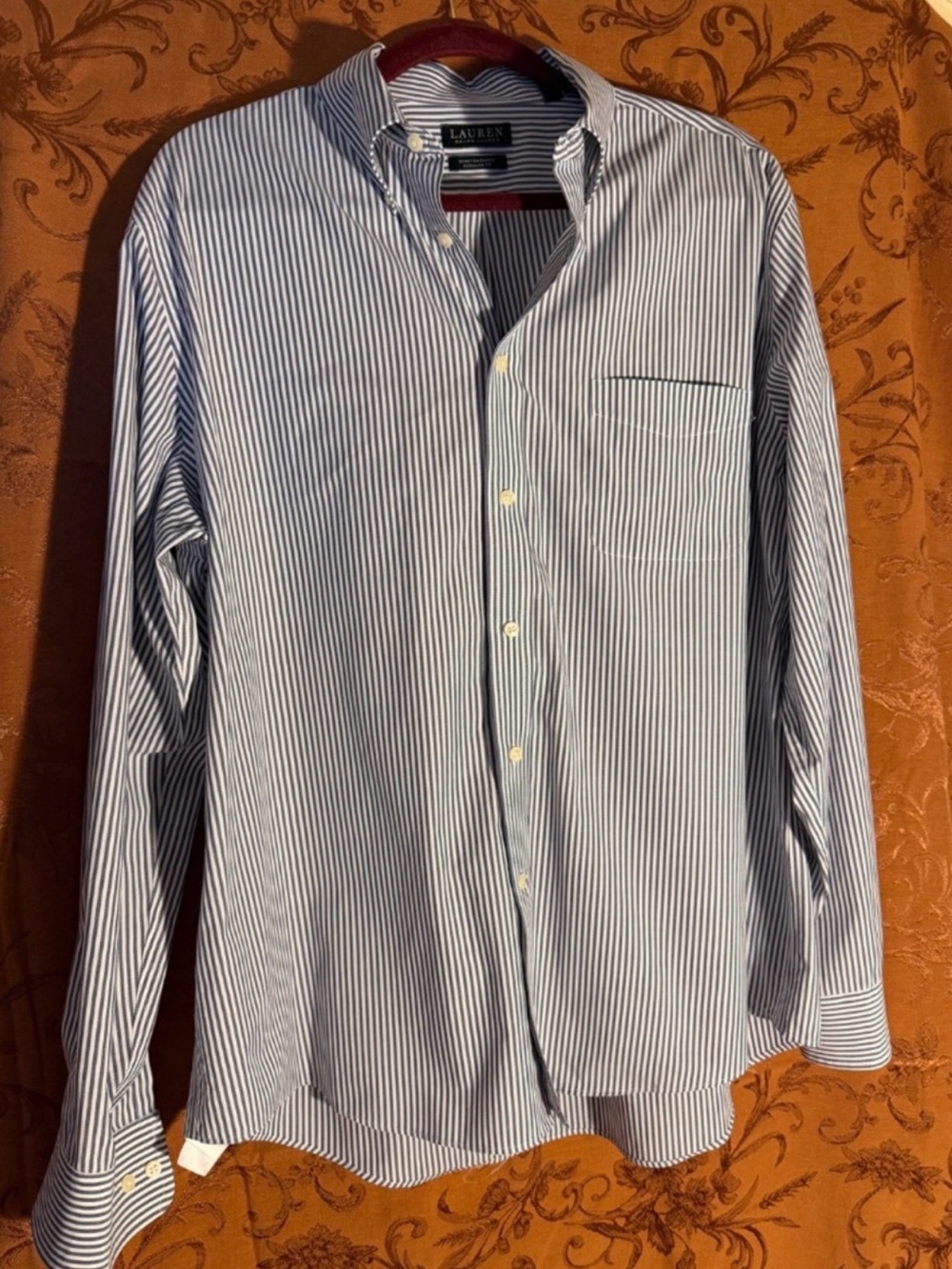 Polo Ralph Lauren Blue Green & Red Plaid Blake, Classic Fit Sz Large